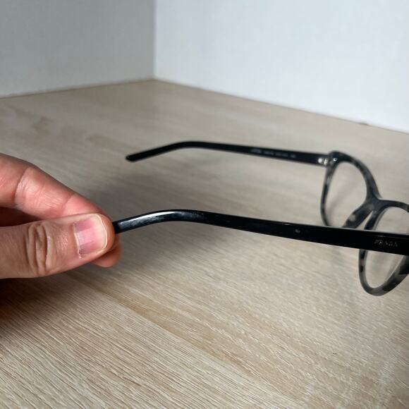 Prada VPR05X 510-1O1 Eyeglasses Black Gray Tortoise Frames 53-18-140 - Picture 9 of 10